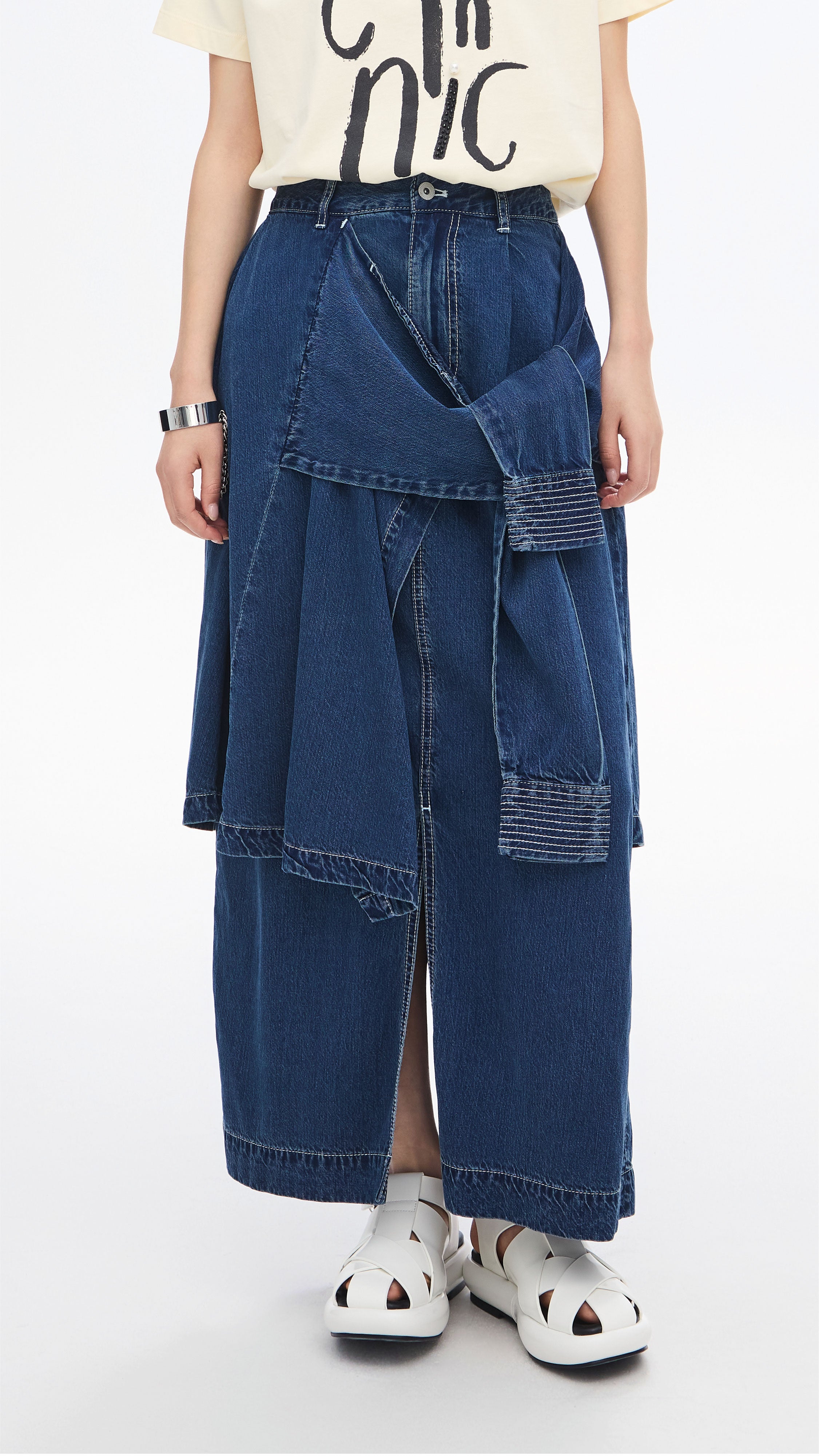 Rebuilt Denim Skirt