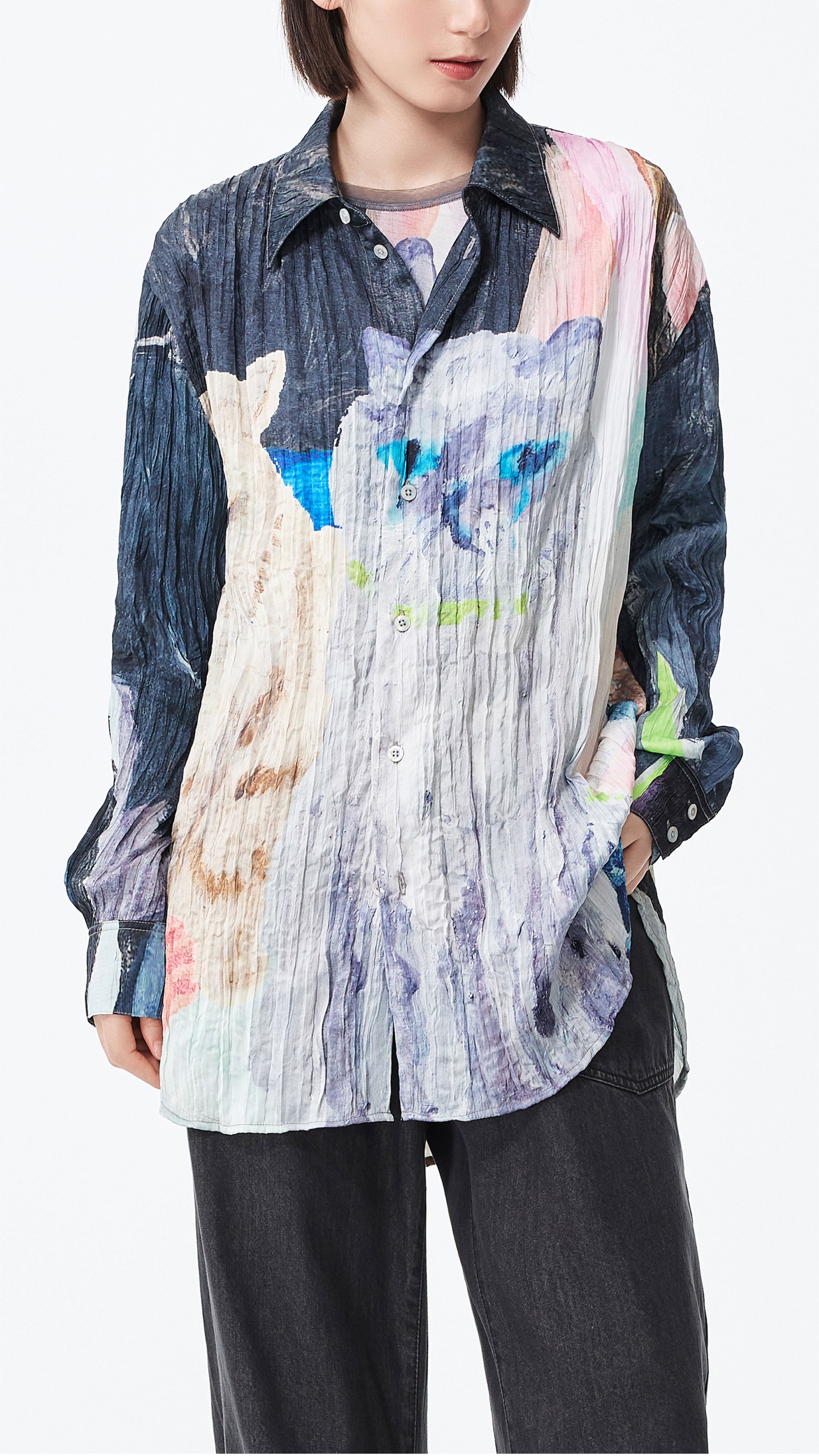 Crushed Mythical Animal Graphic Shirt