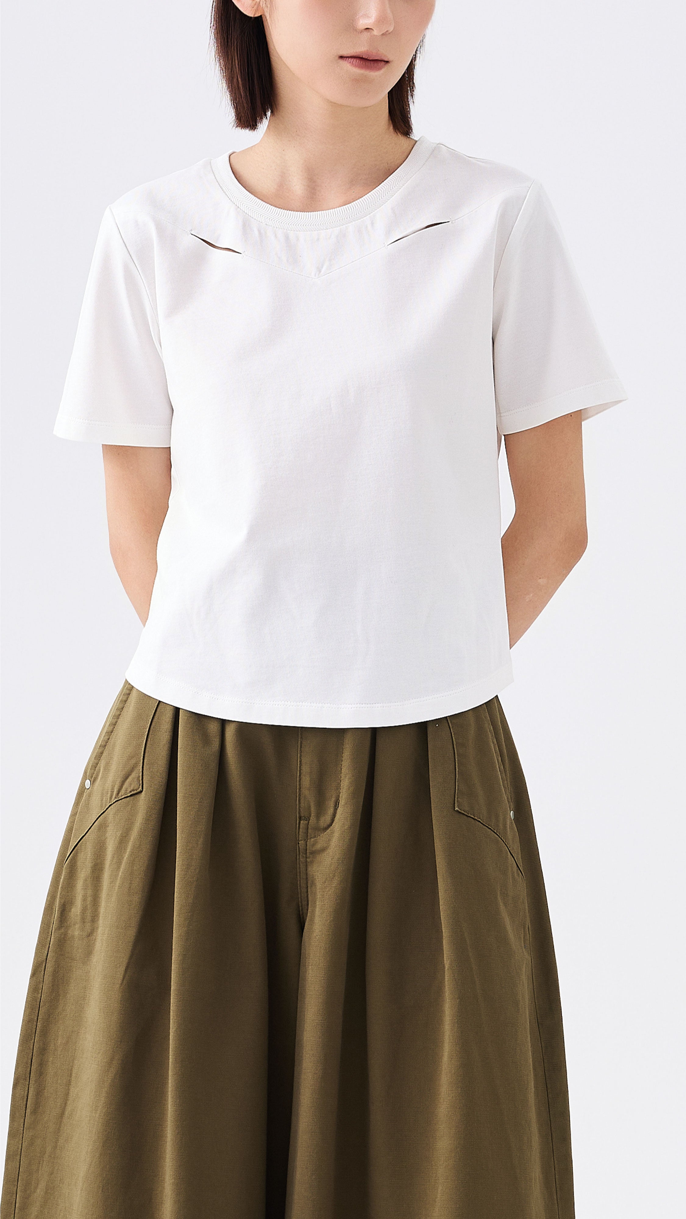 Cut-out T-Shirt