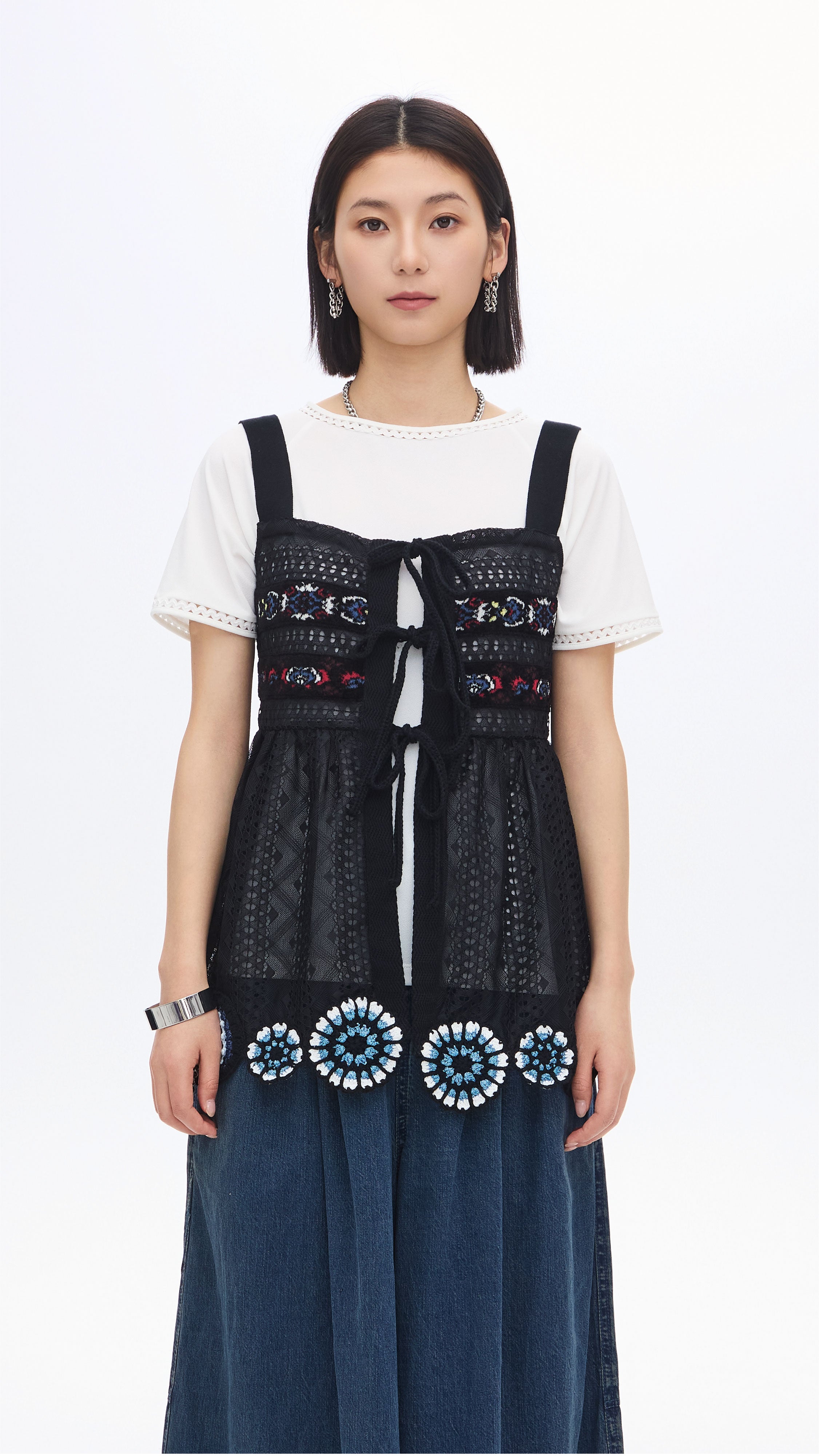 Bohemian Crochet Vest