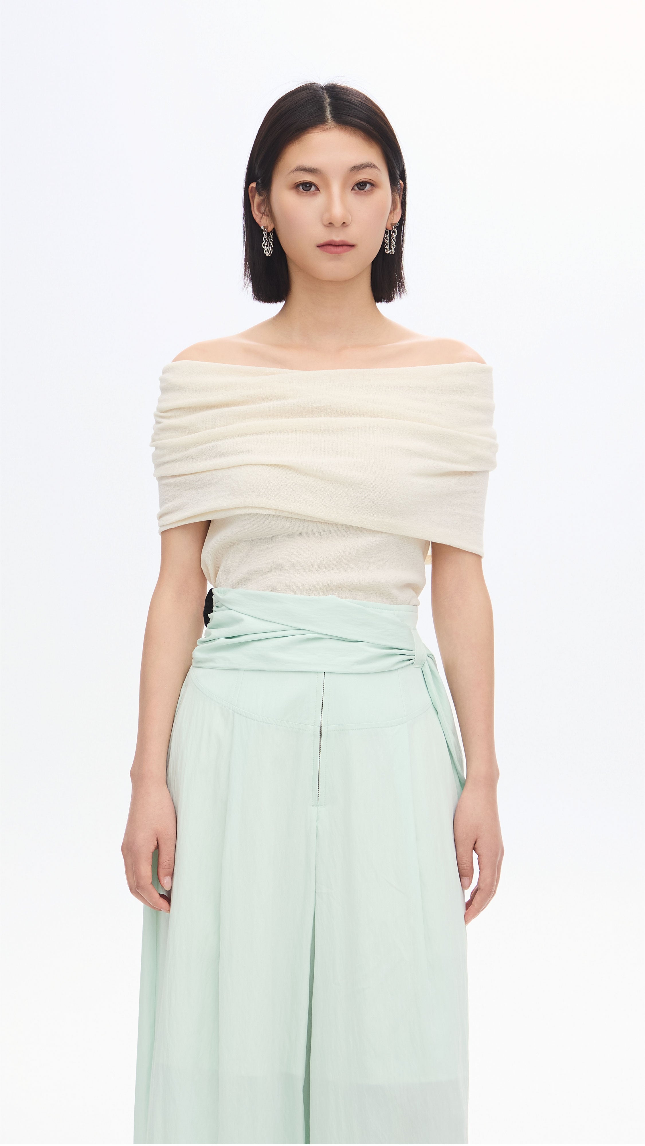 Off Shoulder Sweater