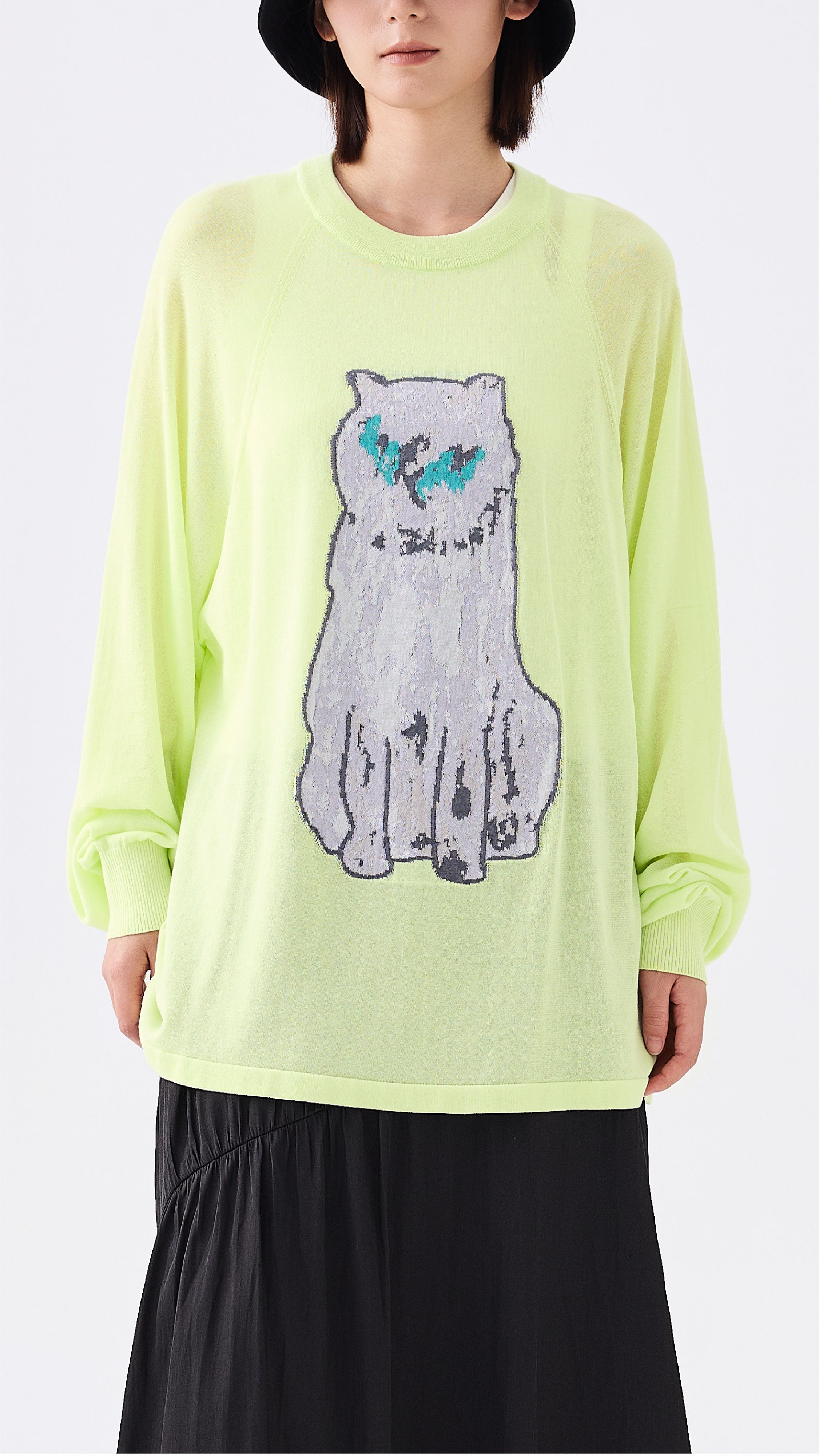 Mythical Animal Graphic Sweater