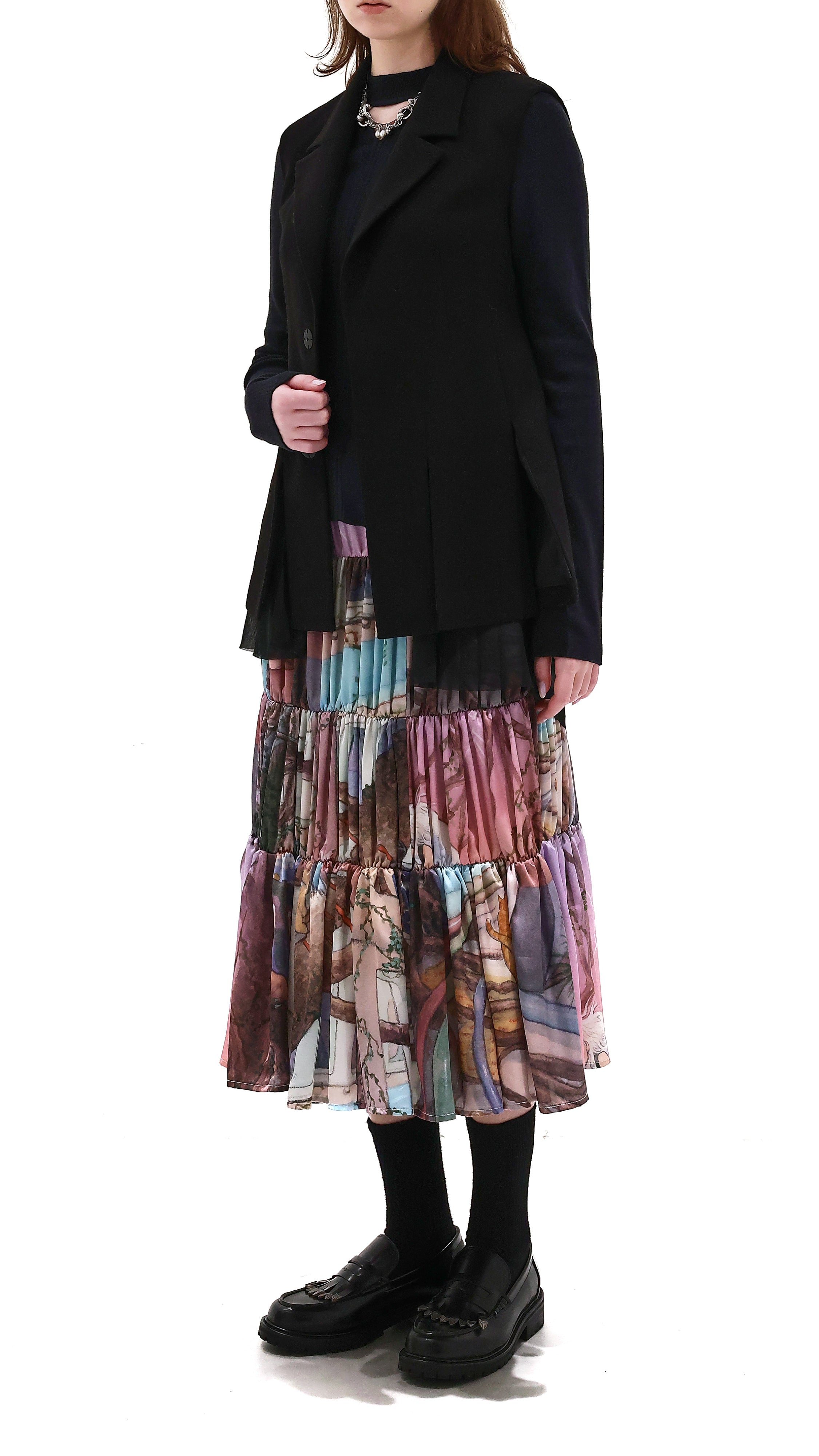 Flare Hem Tailor Waistcoat