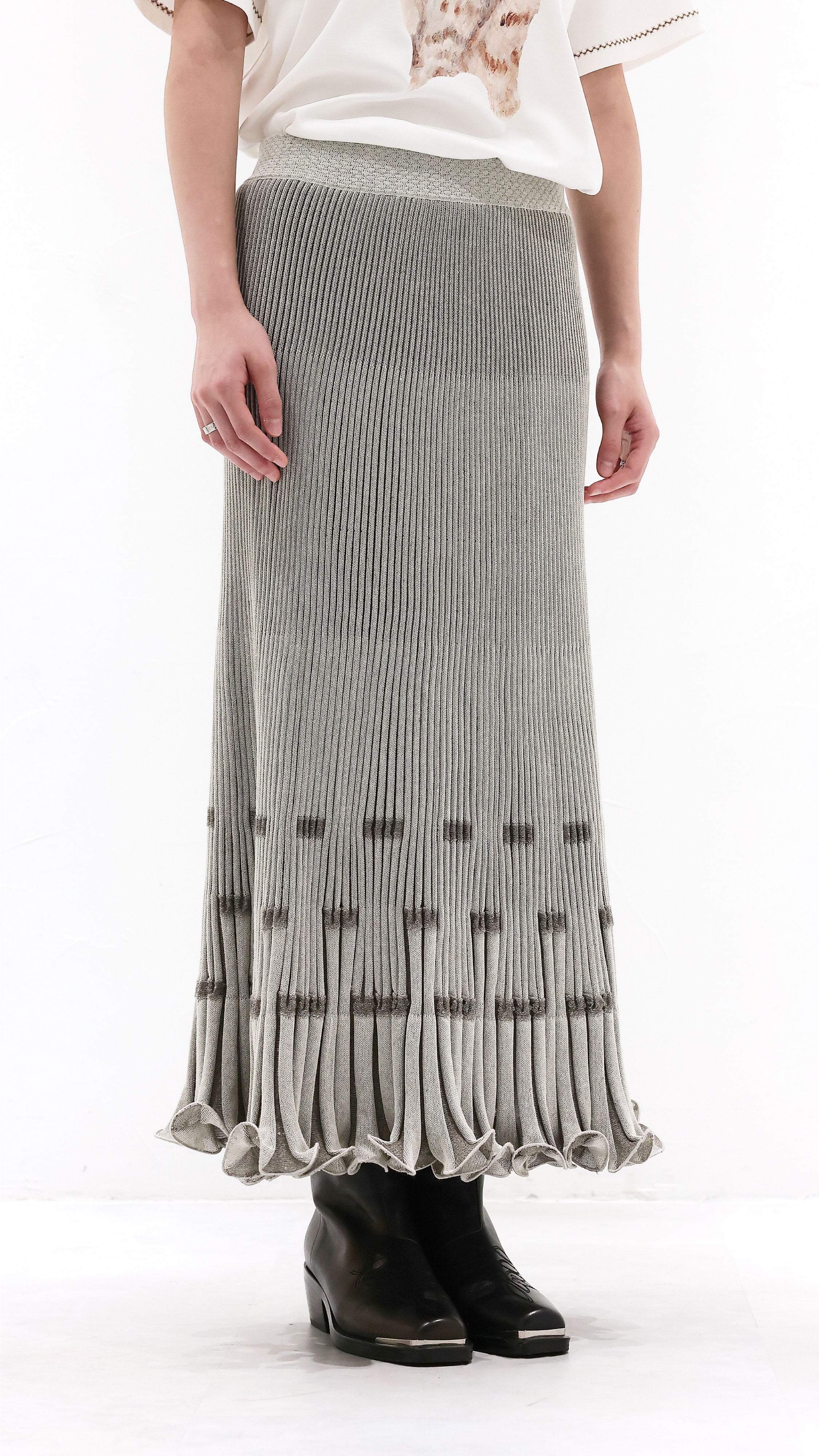 Fish Tail Knit Skirt