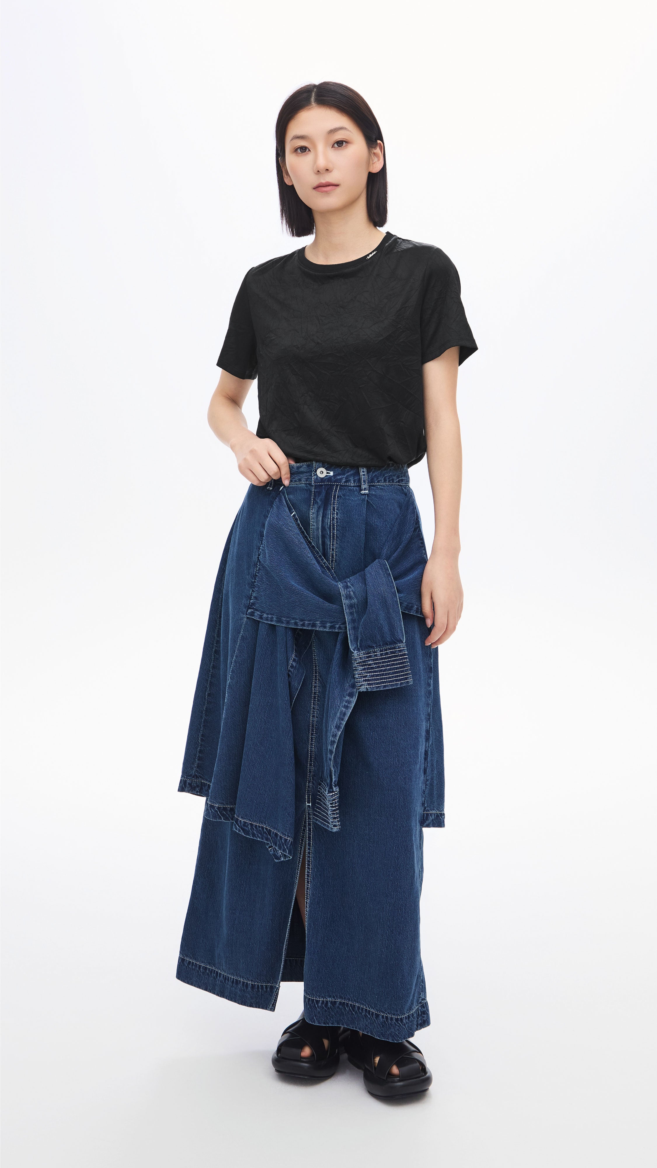 Rebuilt Denim Skirt
