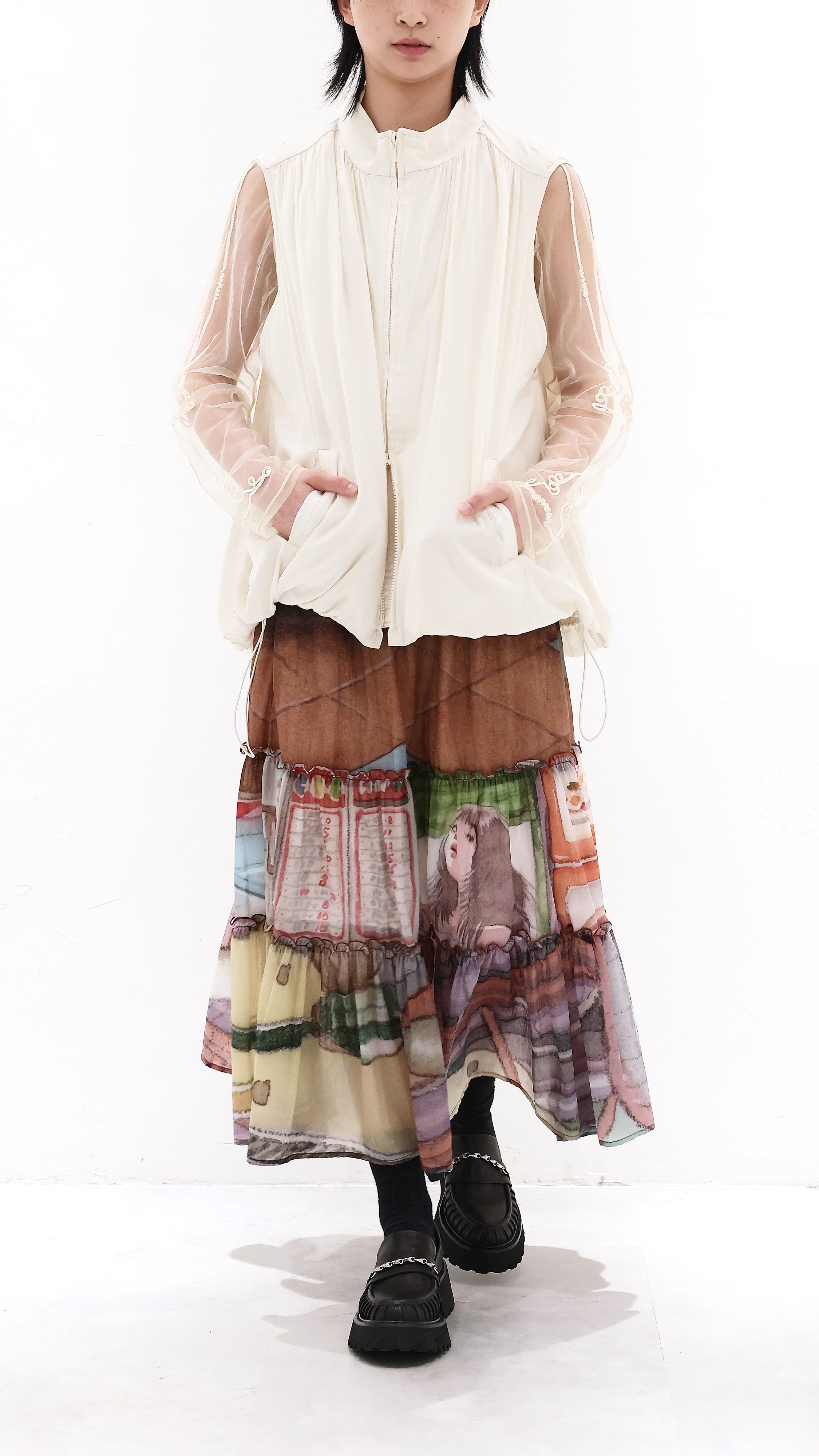 Western Bolero Sheer Tight Top