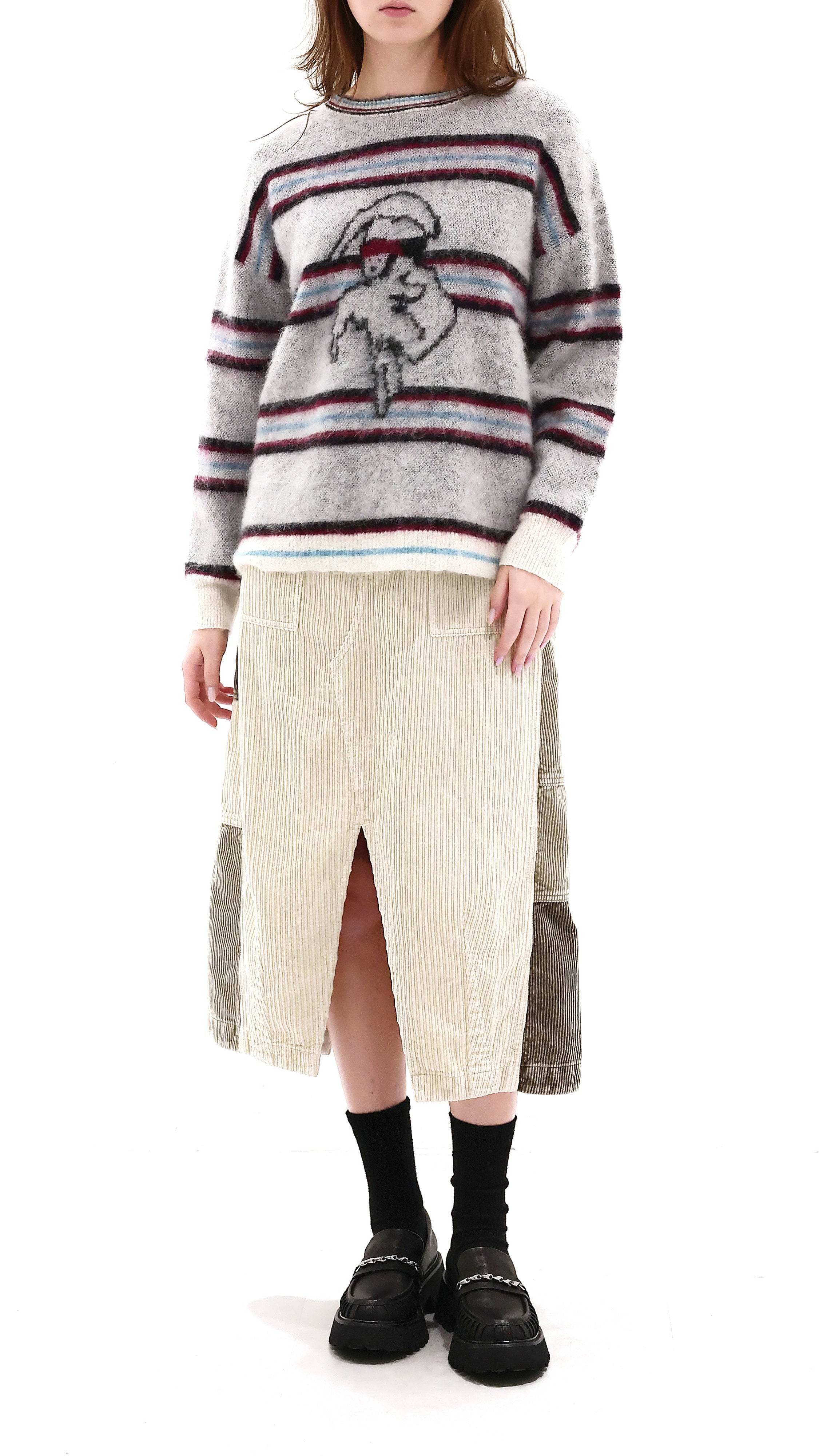 Remake Corduroy Pencil Skirt