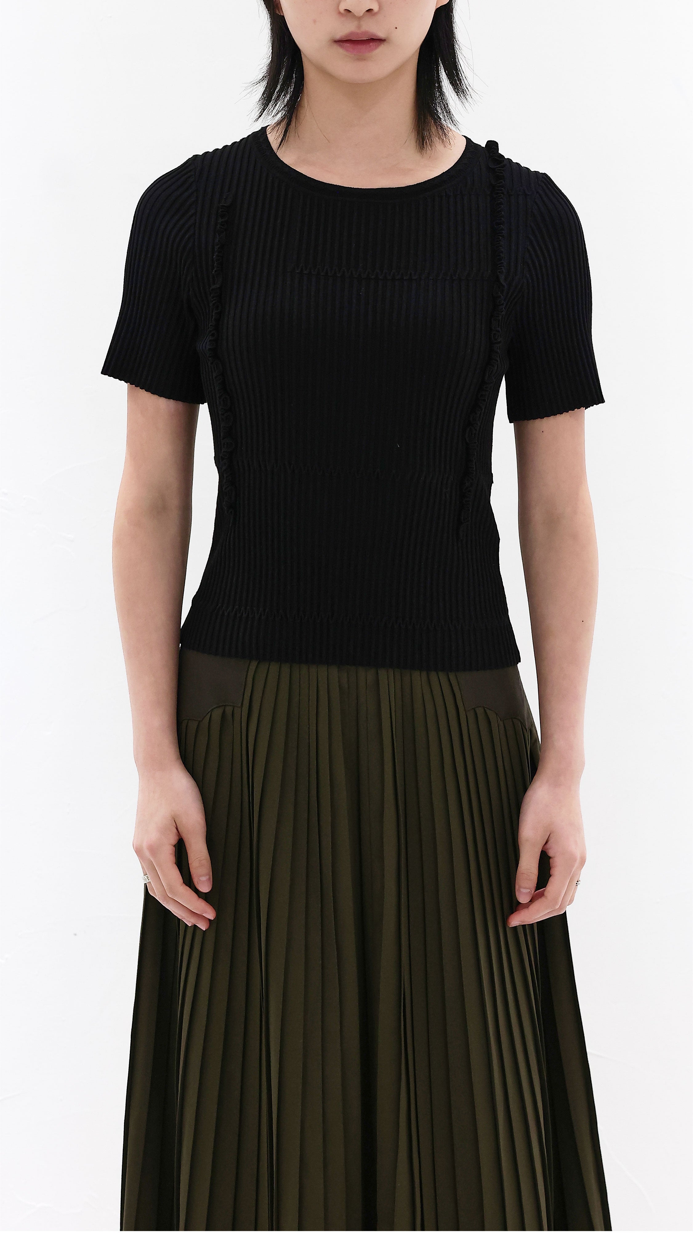 Basic Short Sleeves Sweater