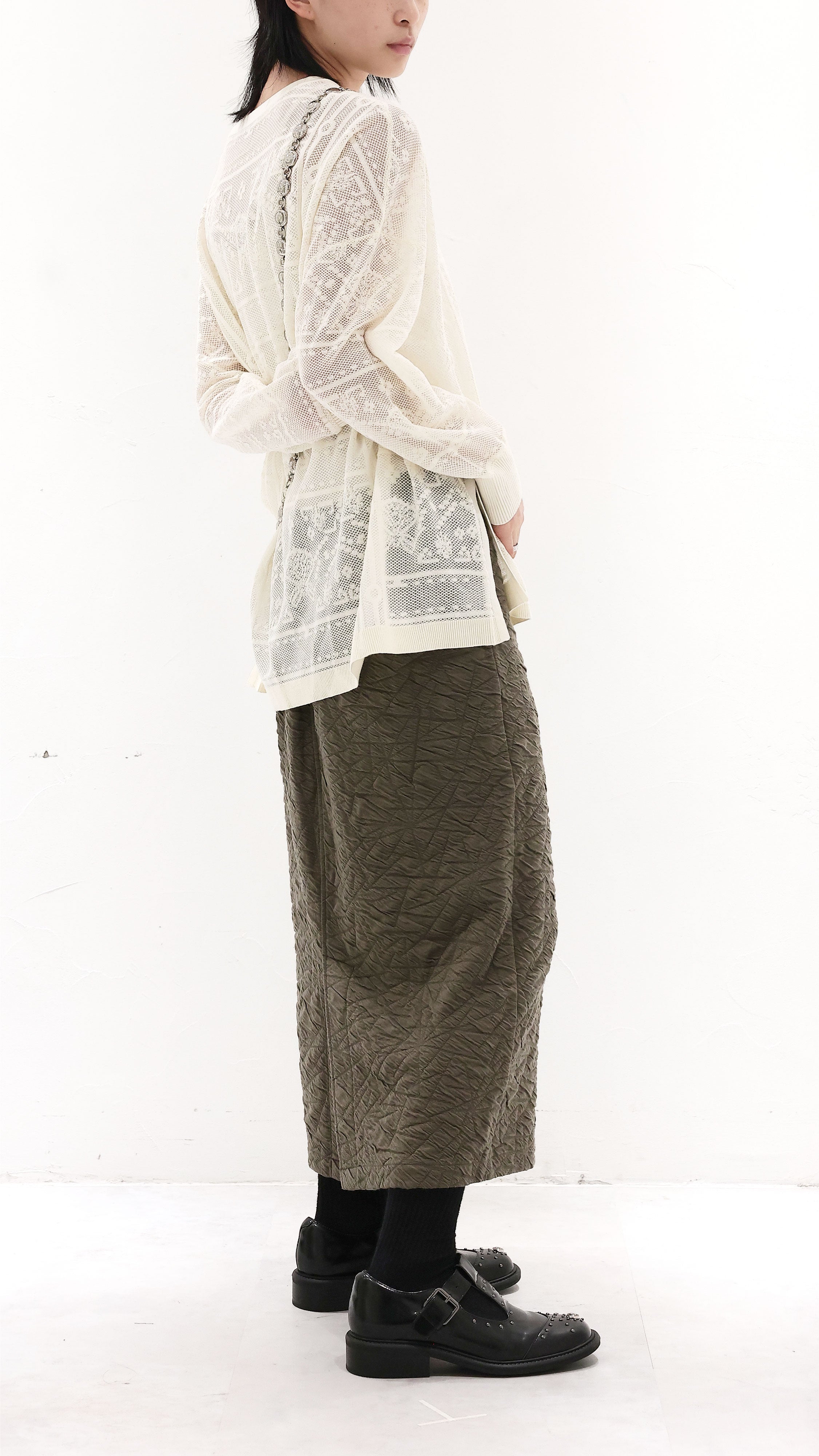 Textural Pencil Skirt