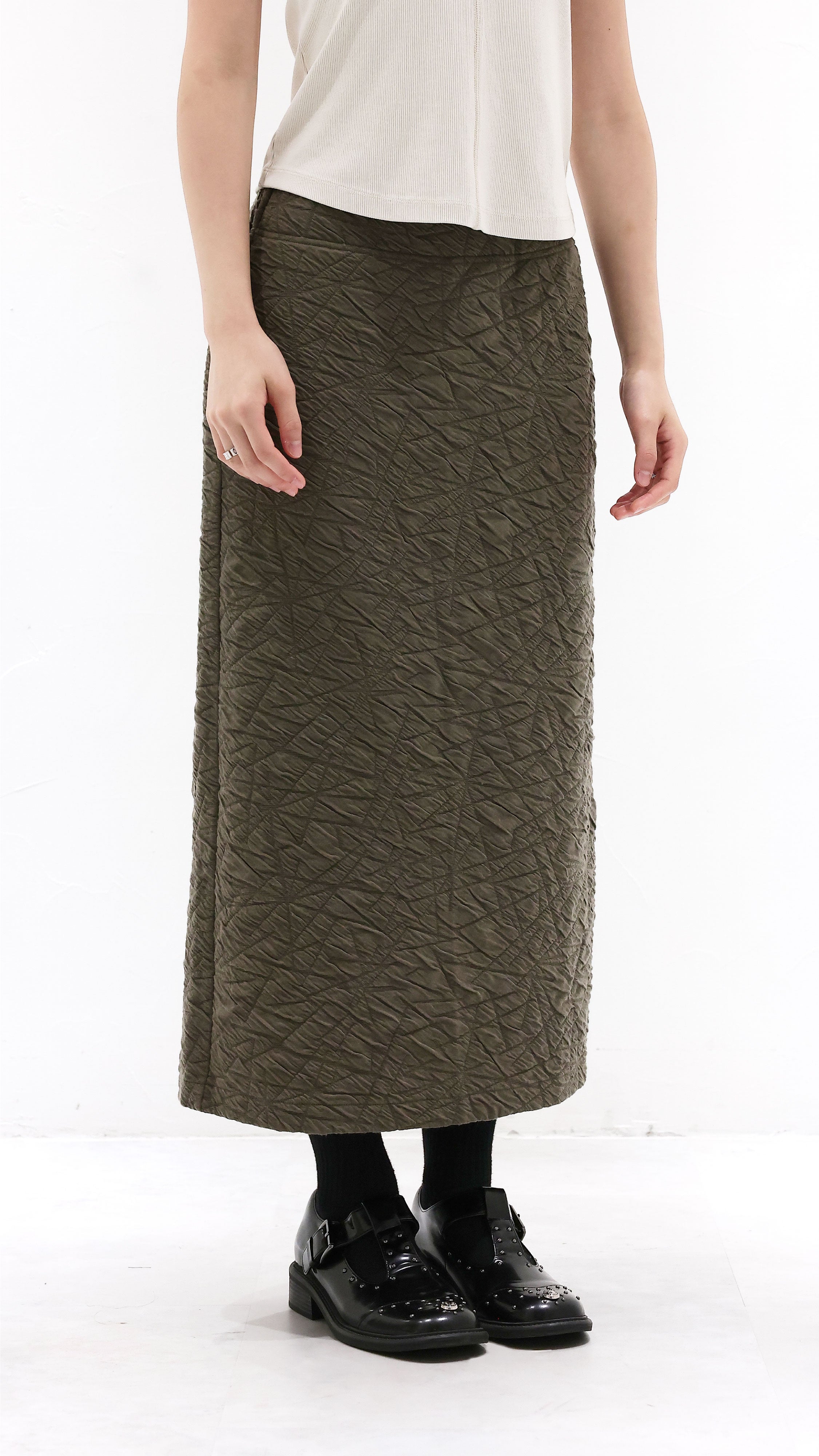Textural Pencil Skirt