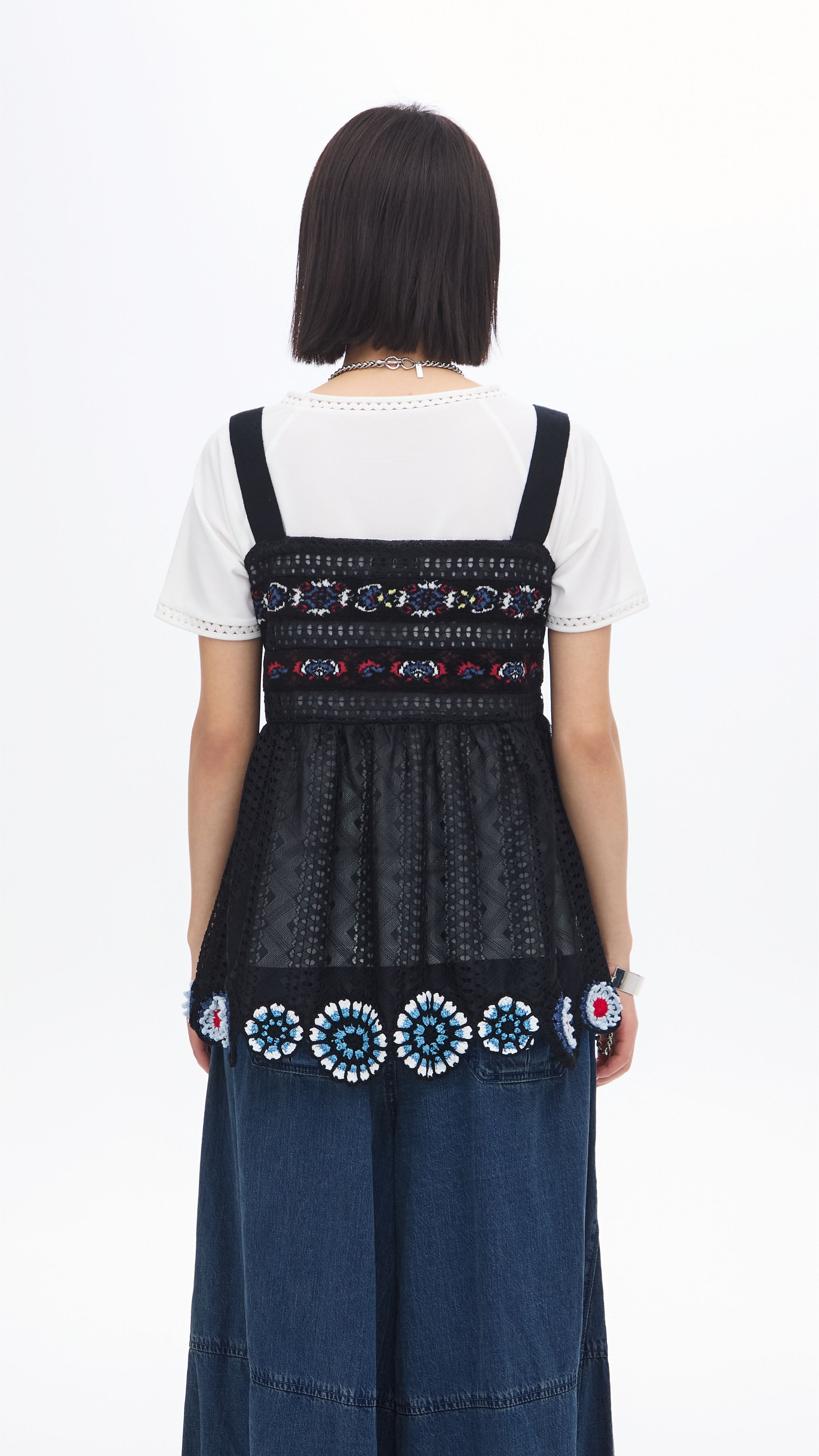 Bohemian Crochet Vest